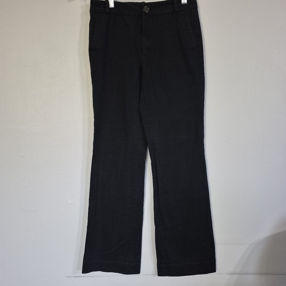 Massimo Dutti Black Wide Leg Trousers Size 4 - Picture 2 of 11